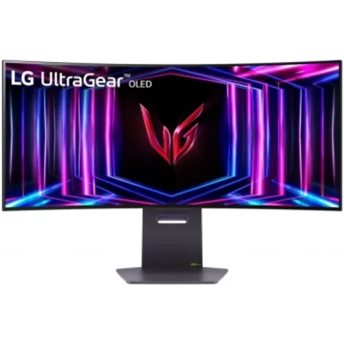 Монитор LG 34" UltraWide 34GS95QE-B черный OLED LED 21:9 HDMI M/M матовая HAS Piv 275cd 178гр/178гр