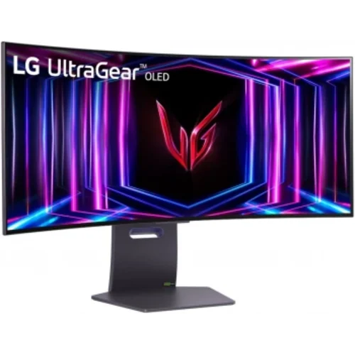 Монитор LG 34" UltraWide 34GS95QE-B черный OLED LED 21:9 HDMI M/M матовая HAS Piv 275cd 178гр/178гр