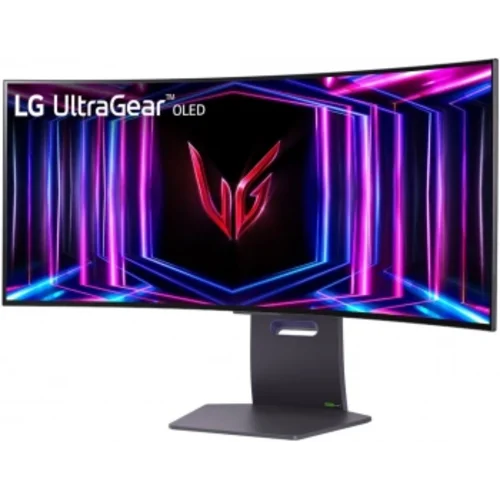 Монитор LG 34" UltraWide 34GS95QE-B черный OLED LED 21:9 HDMI M/M матовая HAS Piv 275cd 178гр/178гр