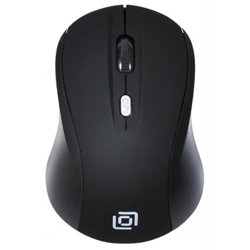 Мышь Оклик 415MW черный оптическая (1600dpi) беспроводная USB для ноутбука (4but)