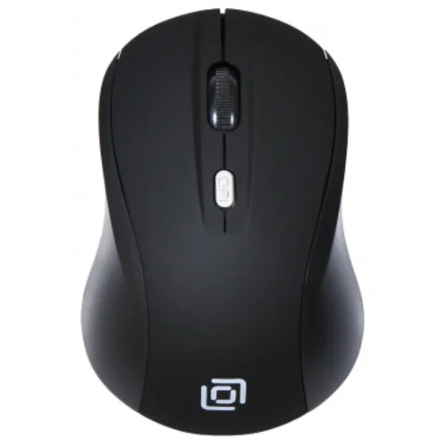 Мышь Оклик 415MW черный оптическая (1600dpi) беспроводная USB для ноутбука (4but)