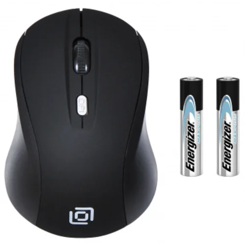 Мышь Оклик 415MW черный оптическая (1600dpi) беспроводная USB для ноутбука (4but)