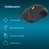 Мышь Оклик 415MW черный оптическая (1600dpi) беспроводная USB для ноутбука (4but)