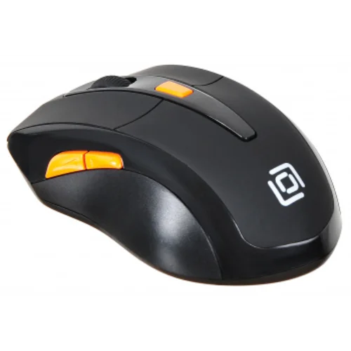 Мышь Оклик 585MW черный оптическая (1600dpi) беспроводная USB для ноутбука (6but)