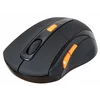 Мышь Оклик 585MW черный оптическая (1600dpi) беспроводная USB для ноутбука (6but)