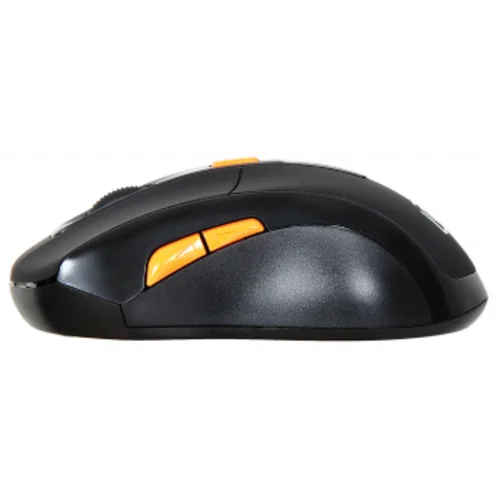 Мышь Оклик 585MW черный оптическая (1600dpi) беспроводная USB для ноутбука (6but)