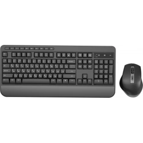 Клавиатура + мышь Оклик S290W клав:черный мышь:черный USB беспроводная Multimedia (351701)