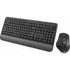 Клавиатура + мышь Оклик S290W клав:черный мышь:черный USB беспроводная Multimedia (351701)