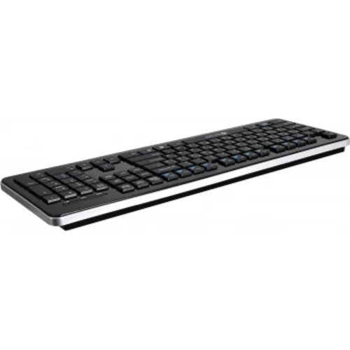 Клавиатура Оклик 870S черный USB беспроводная slim Multimedia