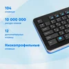 Клавиатура Оклик 870S черный USB беспроводная slim Multimedia