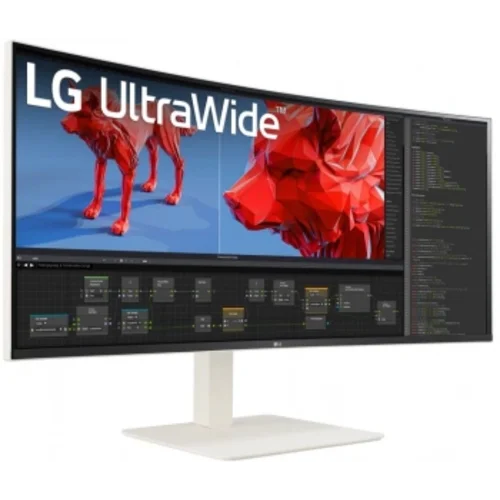 Монитор LG 38" UltraWide 38WR85QC-W белый NANO IPS LED 21:9 HDMI M/M матовая HAS Piv 600cd 178гр/178