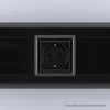 Розетка 1-м 2мод. Avanti "Черный квадрат" 16А IP20 2P+E защ. шторки черн. DKC 4402002