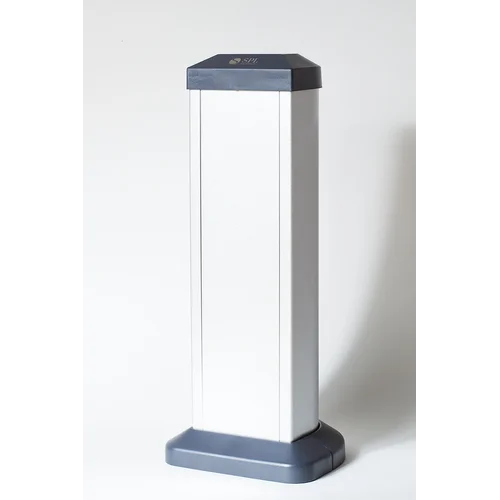 Колонна алюминиевая 330 мм, односторонняя, на 4 поста (45х45)