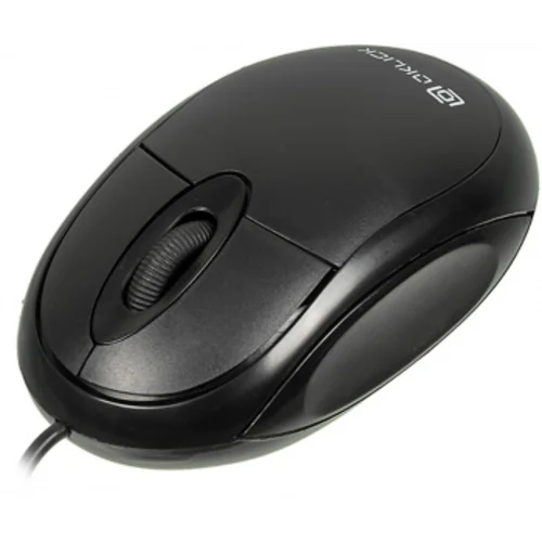 Мышь Оклик 105S черный оптическая (800dpi) USB для ноутбука (3but)
