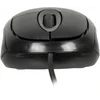 Мышь Оклик 105S черный оптическая (800dpi) USB для ноутбука (3but)