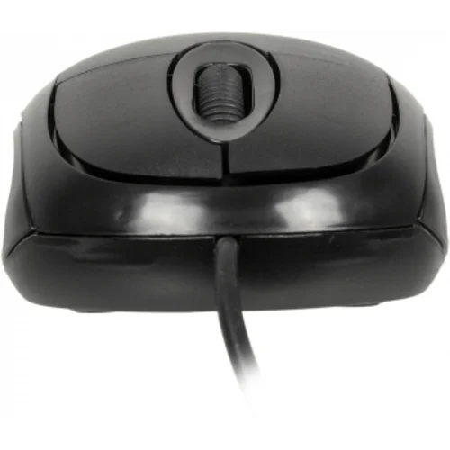 Мышь Оклик 105S черный оптическая (800dpi) USB для ноутбука (3but)