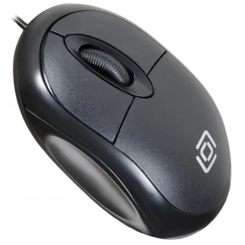 Мышь Оклик 105S черный оптическая (800dpi) USB для ноутбука (3but)