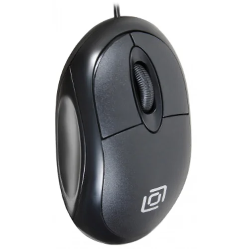 Мышь Оклик 105S черный оптическая (800dpi) USB для ноутбука (3but)