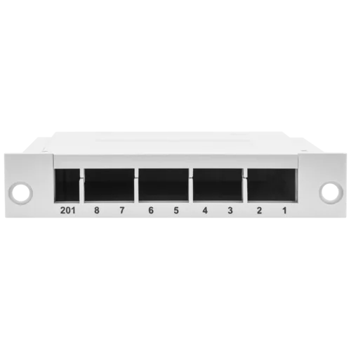 Пластиковая кассета для оптических распределительных коробок 8 портов SC