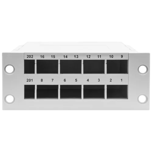 Пластиковая кассета для оптических распределительных коробок 16 портов SC