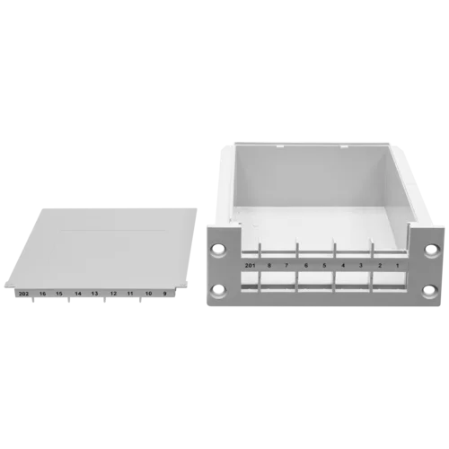 Пластиковая кассета для оптических распределительных коробок 16 портов SC