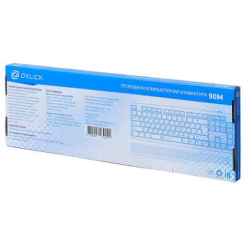 Клавиатура Оклик 90M черный USB