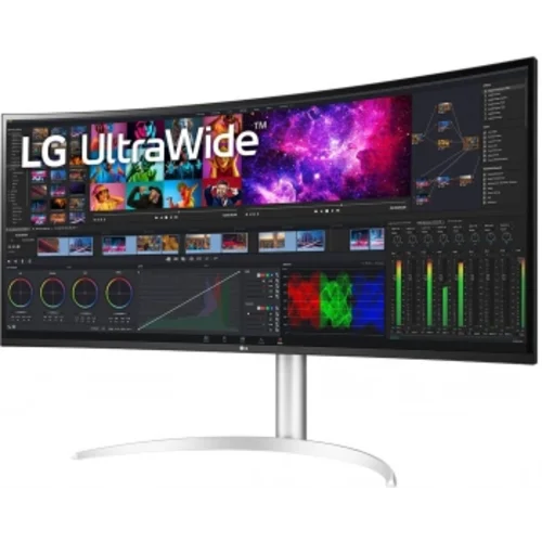 Монитор LG 39.7" 40WP95C-W черный NANO IPS LED 21:9 (Ultrawide) HDMI M/M матовая HAS Piv 300cd 178гр
