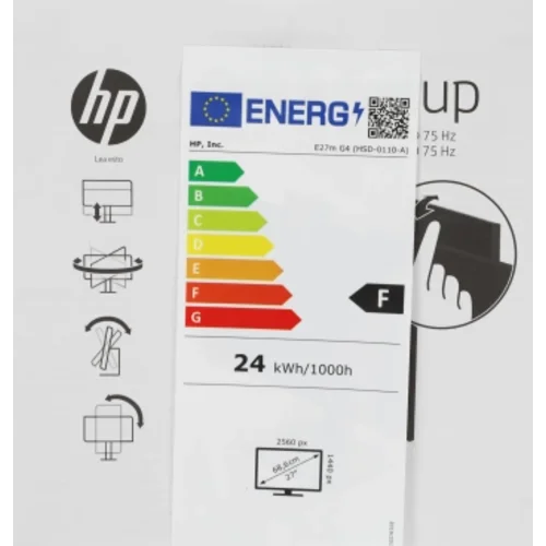 Монитор HP 27" E27M G4 черный IPS LED 16:9 HDMI M/M Cam HAS Piv 1000:1 300cd 178гр/178гр 2560x1440 7
