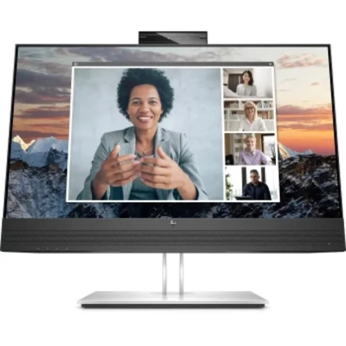 Монитор HP 23.8" E24m G4 Conferencing черный IPS 16:9 HDMI M/M Cam матовая HAS Piv 300cd 178гр/178гр