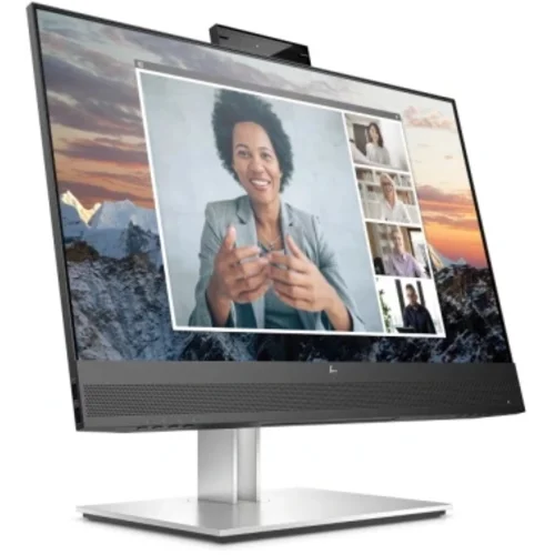 Монитор HP 23.8" E24m G4 Conferencing черный IPS 16:9 HDMI M/M Cam матовая HAS Piv 300cd 178гр/178гр