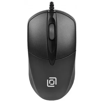 Мышь Оклик 275M черный оптическая (1200dpi) USB (3but)