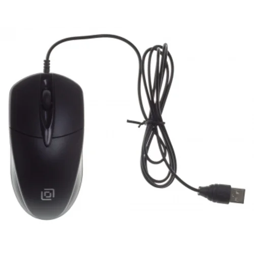 Мышь Оклик 275M черный оптическая (1200dpi) USB (3but)