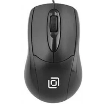 Мышь Оклик 305M черный оптическая (1000dpi) USB (3but)