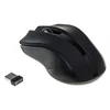 Мышь Оклик 615MW черный оптическая (1200dpi) беспроводная USB для ноутбука (3but)