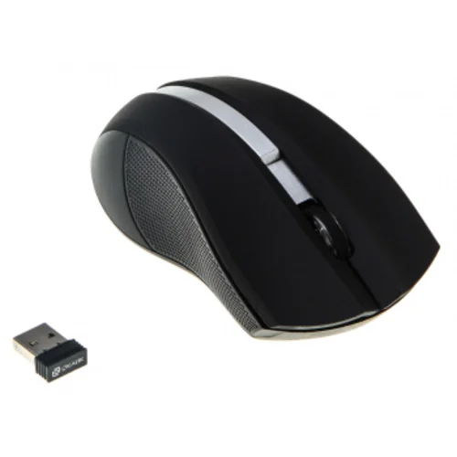 Мышь Оклик 615MW черный/серебристый оптическая (1200dpi) беспроводная USB для ноутбука (3but)