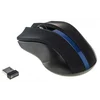 Мышь Оклик 615MW черный/синий оптическая (1200dpi) беспроводная USB для ноутбука (3but)