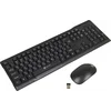 Клавиатура + мышь Оклик 230M клав:черный мышь:черный USB беспроводная (412900)