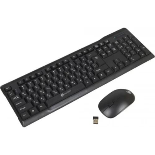 Клавиатура + мышь Оклик 230M клав:черный мышь:черный USB беспроводная (412900)