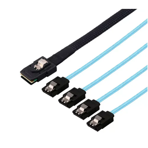 Кабель mSAS-4SATA, 55см, внутренний