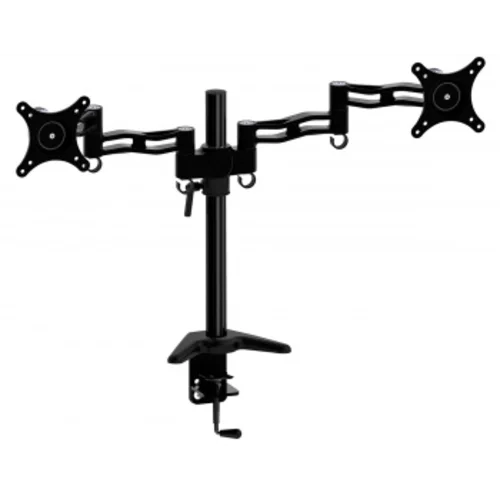 Кронштейн для мониторов Cactus CS-VM-D08-BK черный 13"-27" макс.8кг настольный поворот и наклон