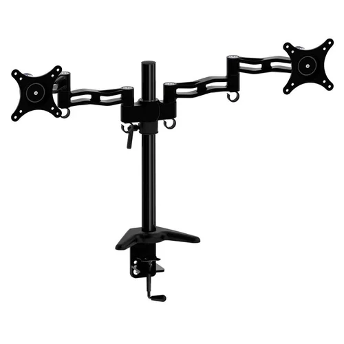 Кронштейн для мониторов Cactus CS-VM-D08-BK черный 13"-27" макс.8кг настольный поворот и наклон