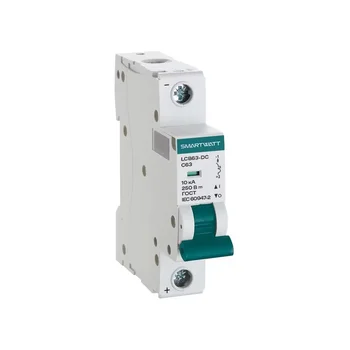 Модульный автоматический выключатель SMARTWATT PDE LCB63H-DC-C50/1, 50 А, 1P, кривая C, 10 кА