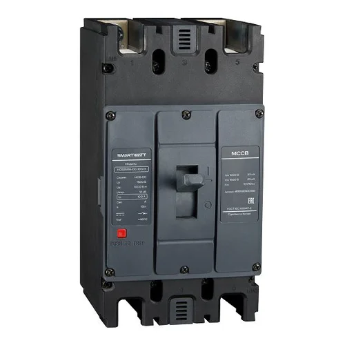 Автоматический выключатель в литом корпусе SMARTWATT PDE HCB250B-DC-100/3, 100 А, 3P, 25 кА