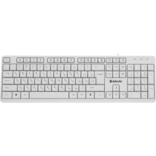Клавиатура + мышь Defender Motion C-977 клав:белый мышь:белый/розовый USB Multimedia (45977)