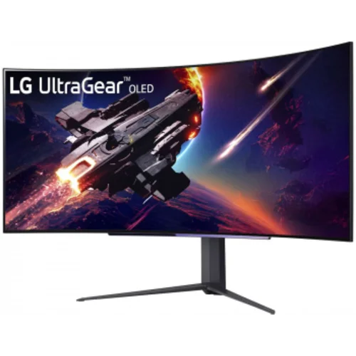 Монитор LG 44.5" UltraGear 45GR95QE-B черный OLED LED 21:9 HDMI матовая HAS Piv 1500000:1 1000cd 178