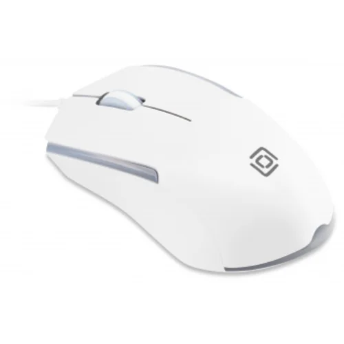 Мышь Оклик 245M белый оптическая (1000dpi) USB (3but)