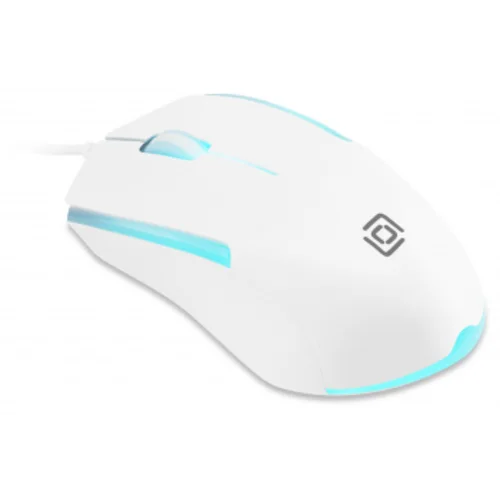 Мышь Оклик 245M белый оптическая (1000dpi) USB (3but)