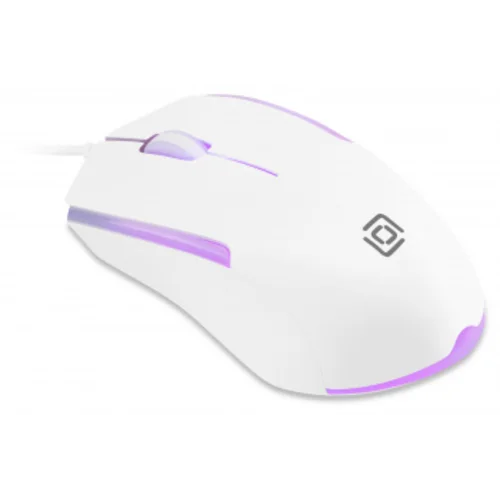 Мышь Оклик 245M белый оптическая (1000dpi) USB (3but)