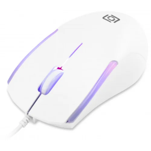 Мышь Оклик 245M белый оптическая (1000dpi) USB (3but)