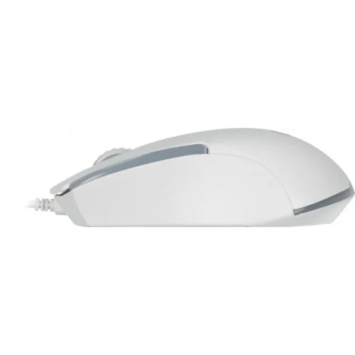 Мышь Оклик 245M белый оптическая (1000dpi) USB (3but)
